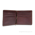 High quality men's leather money clip wallet classic money clip wallet hotselling